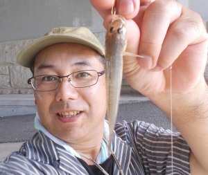 新川のハゼ釣れてます。足場も良くトイレも近くにあるので安心して釣りが楽しめますよ。