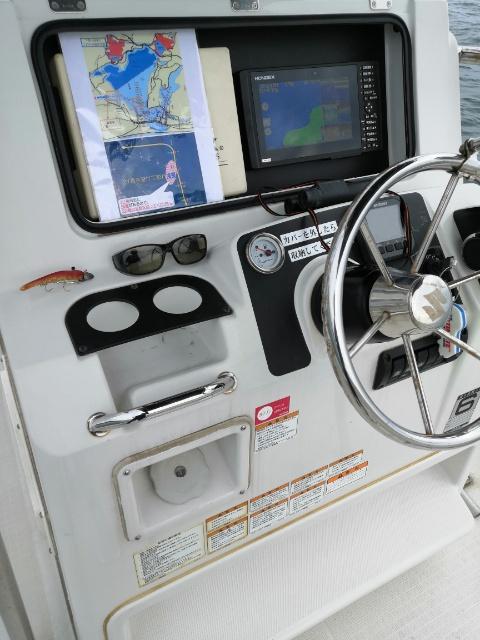 GPS魚探付きなので安心です。