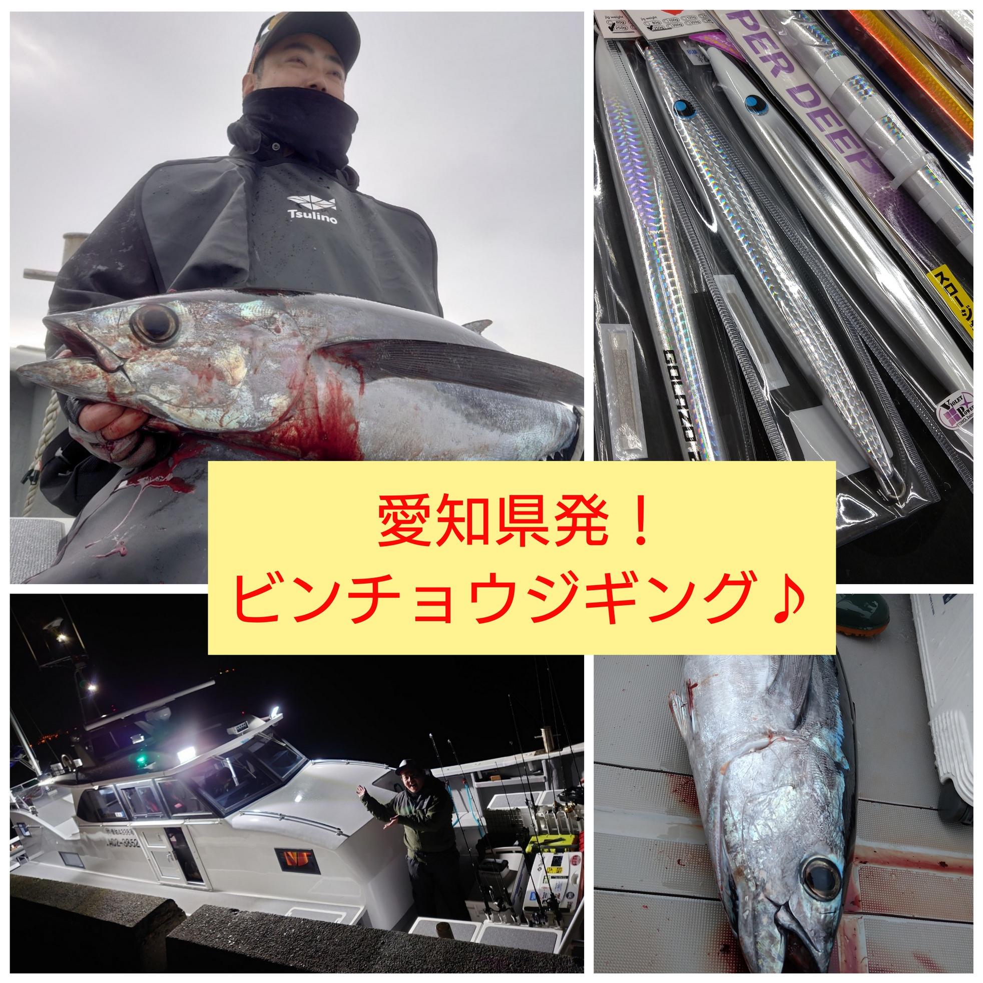 愛知県発 ビンチョウジギングに行ってきました 釣具のイシグロ 釣り情報サイト