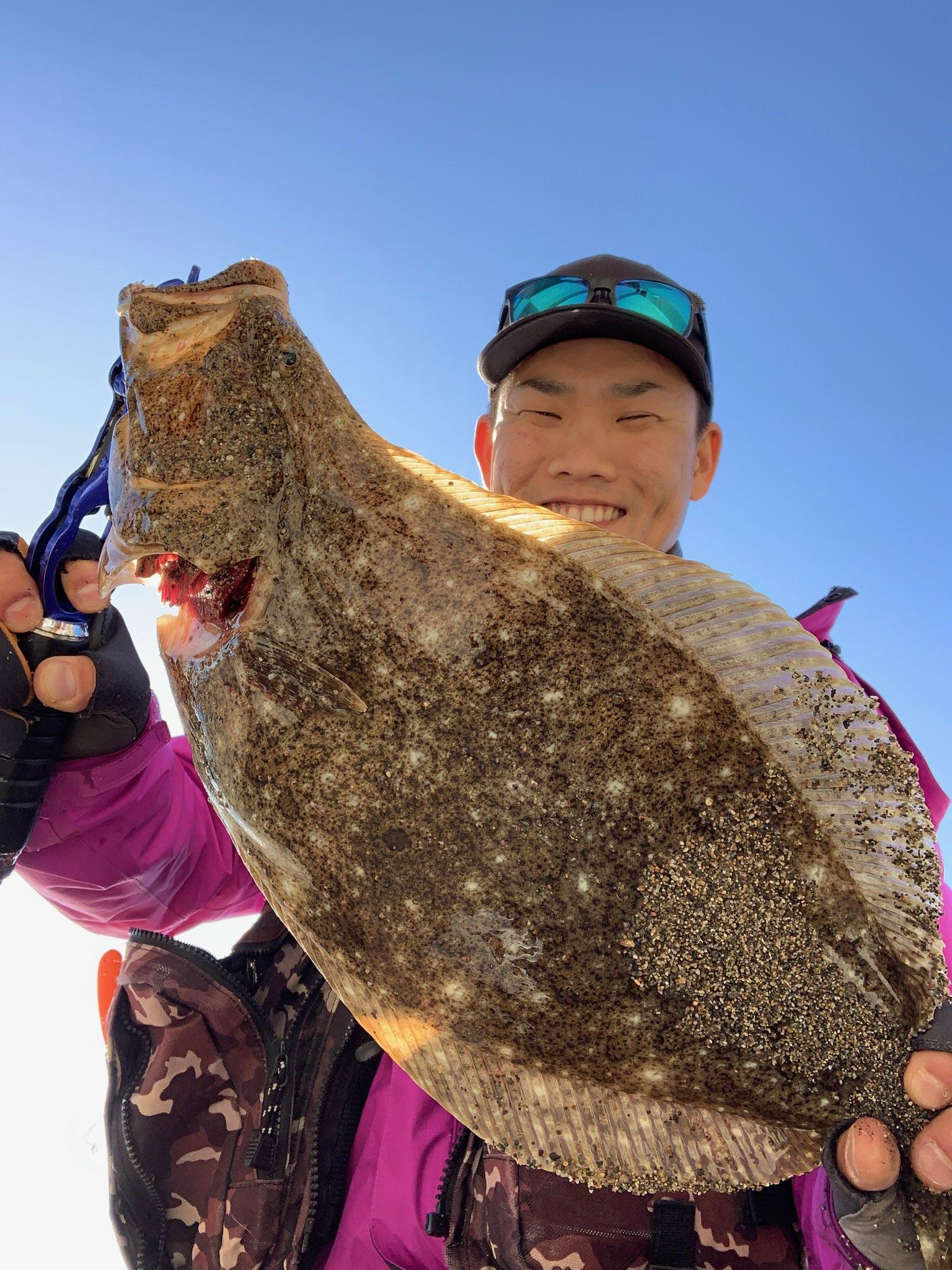 伊良湖サーフ またまたヒラメ釣れてます 釣具のイシグロ 釣り情報サイト