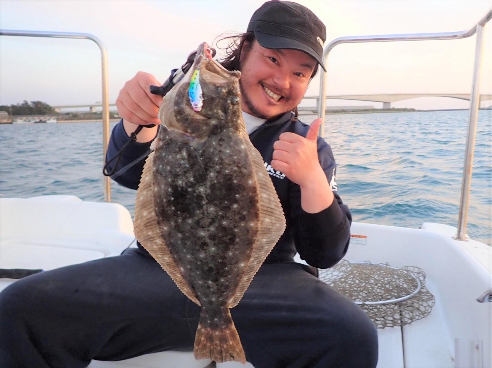 ニコバイブ15ｇで浜名湖のヒラメ乱舞 釣具のイシグロ 釣り情報サイト