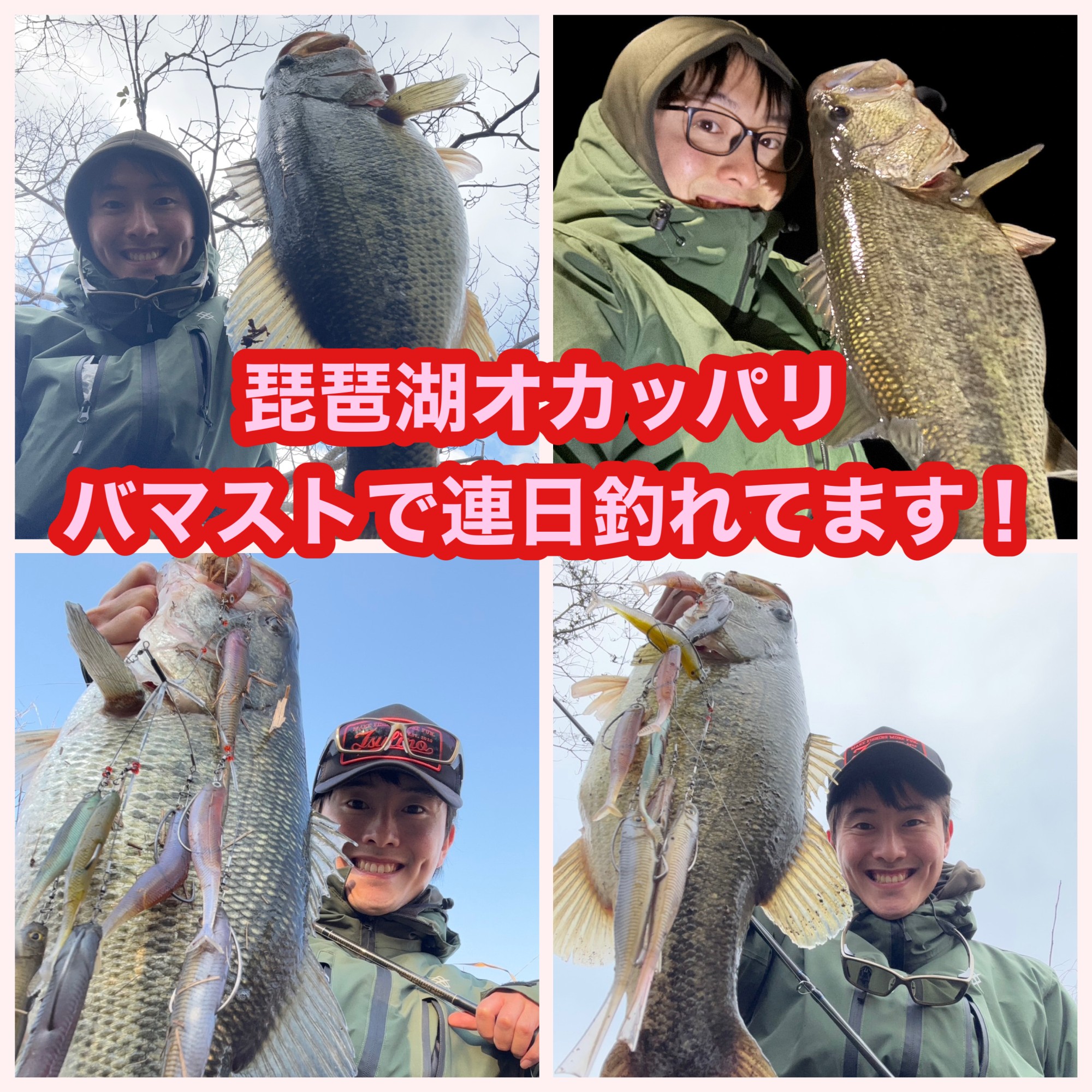 バス釣り金曜日に取り下げます。 琵琶湖オカッパリ】バマストで連日バスが釣れています！【FALK spaloFA