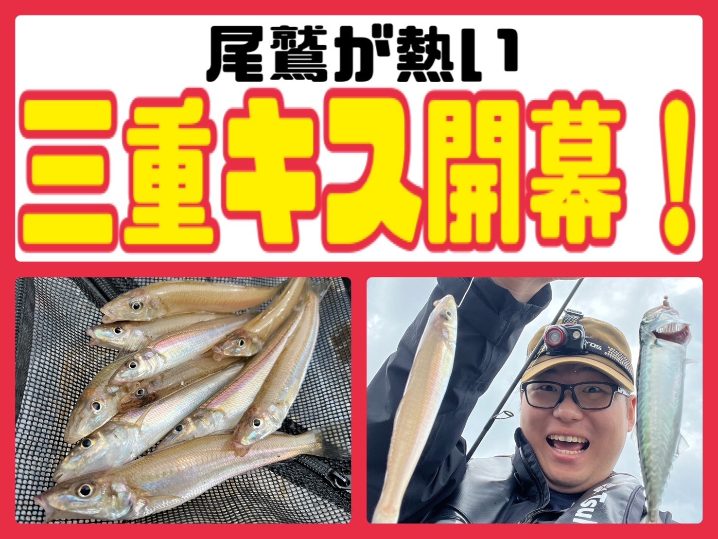 三重キス釣り開幕】GWは尾鷲のキス釣りで決まり♪ | 釣具のイシグロ