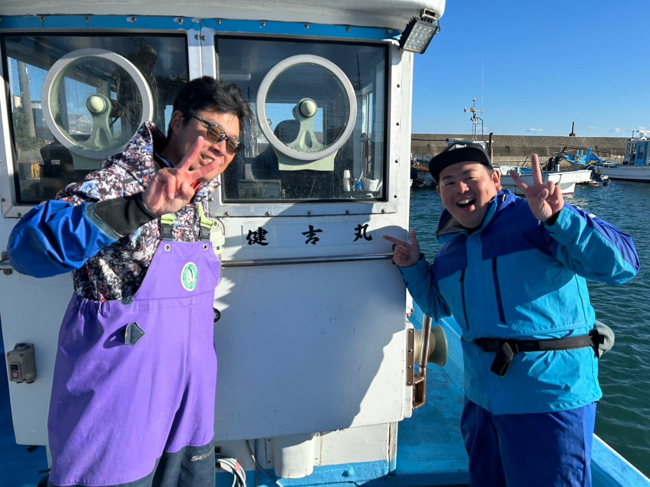 日本限定 片名港出船の健吉丸さんでヒラメの泳がせ釣り！！ | 釣具の ロッド