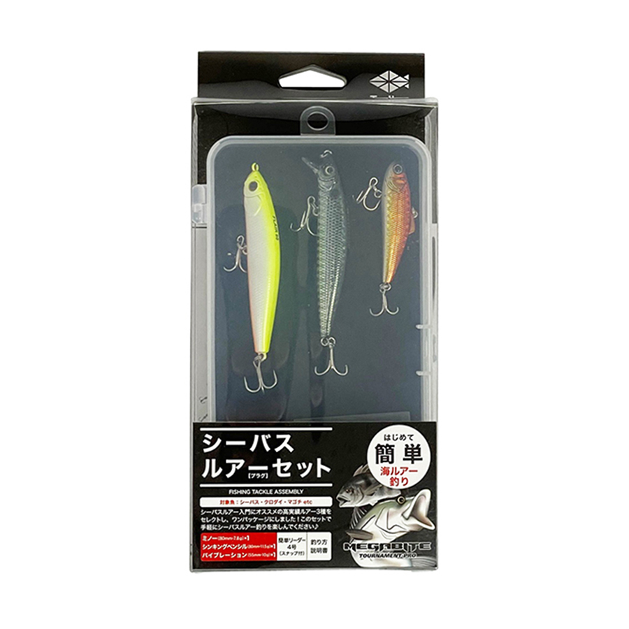 淡水 ハードルアー ソフトルアー まとめ売り ケース付き シーバス 