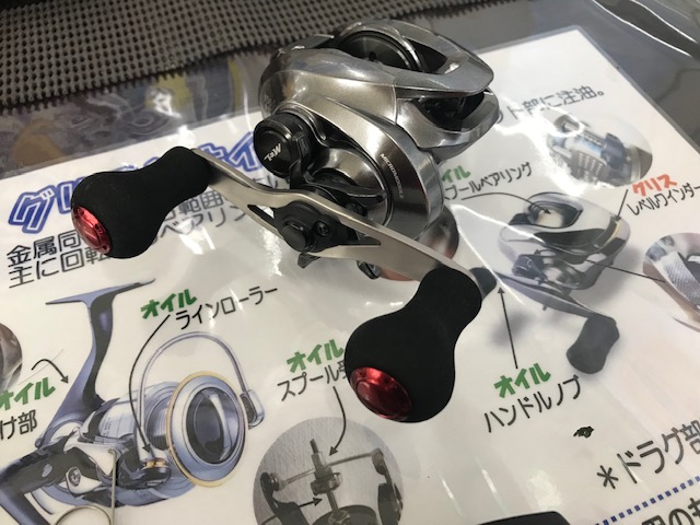 シマノ　カスタムハンドルノブ リール ハンドルノブ 38mm カーボン シマノ Shimano TypeA