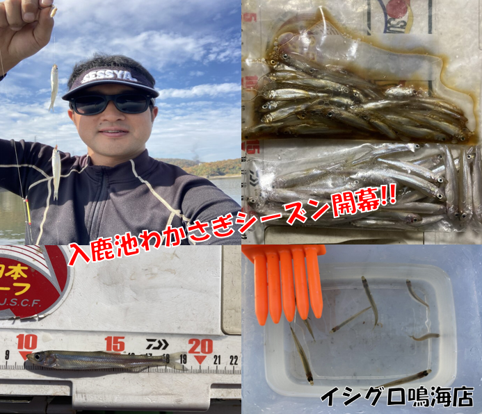 ワカサギシーズン開幕!!入鹿池へ行って来ました！！ イシグロ鳴海店
