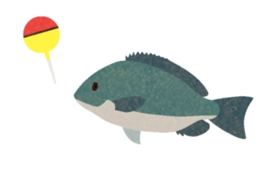 堤防のウキ釣り