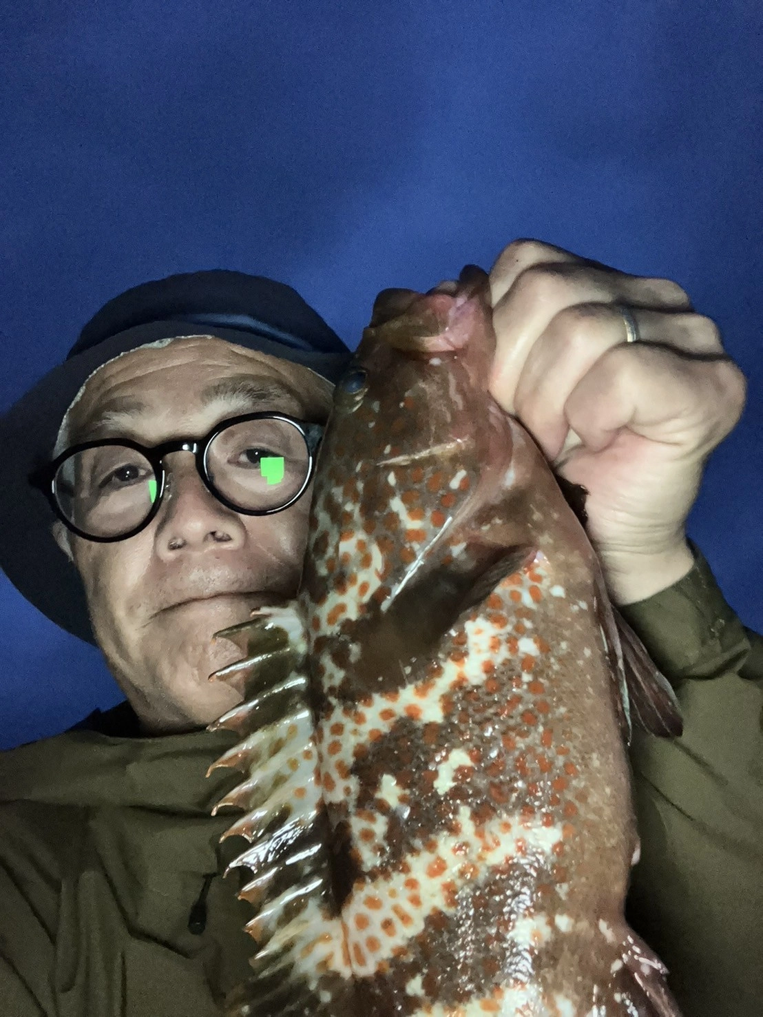 スタッフ伊藤も良型キャッチ