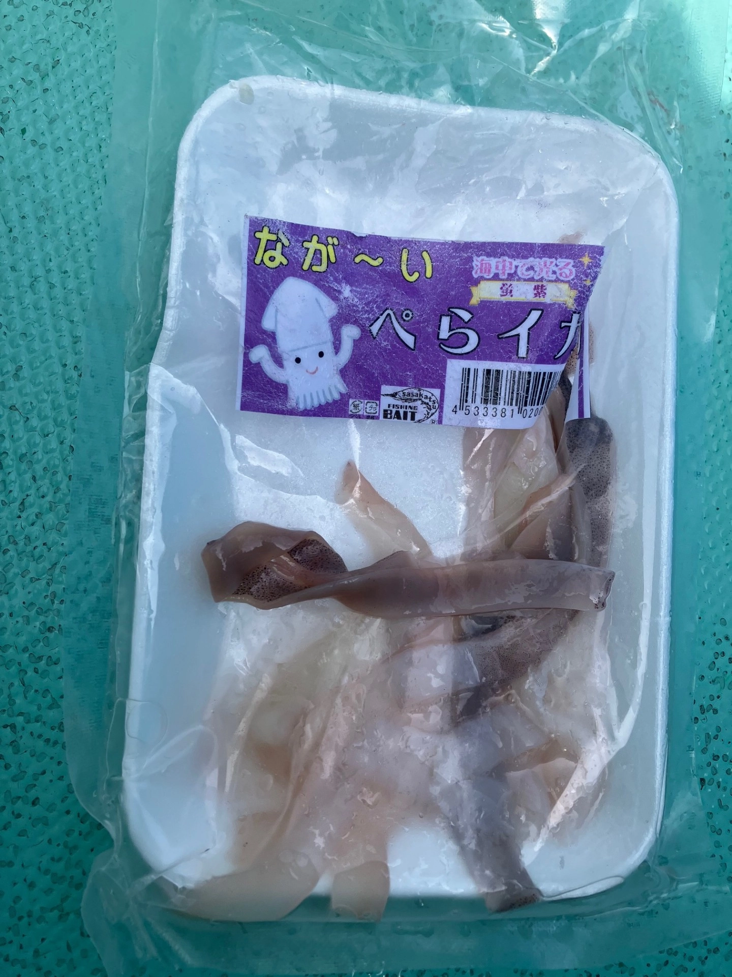 付けエサはイカタンを使用しました。