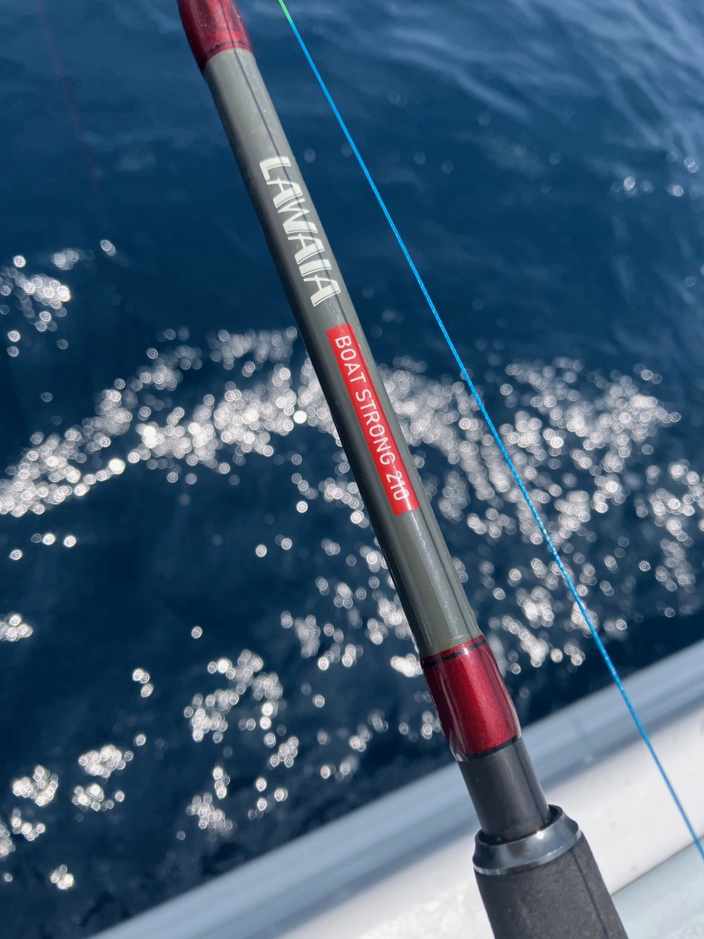 ロッドはツリノ　ラワイアボートストロング210！