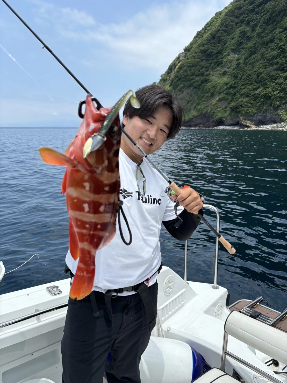 沼津湾内アカハタ好調！！Tsulinoワームで連発！！ | 釣具のイシグロ