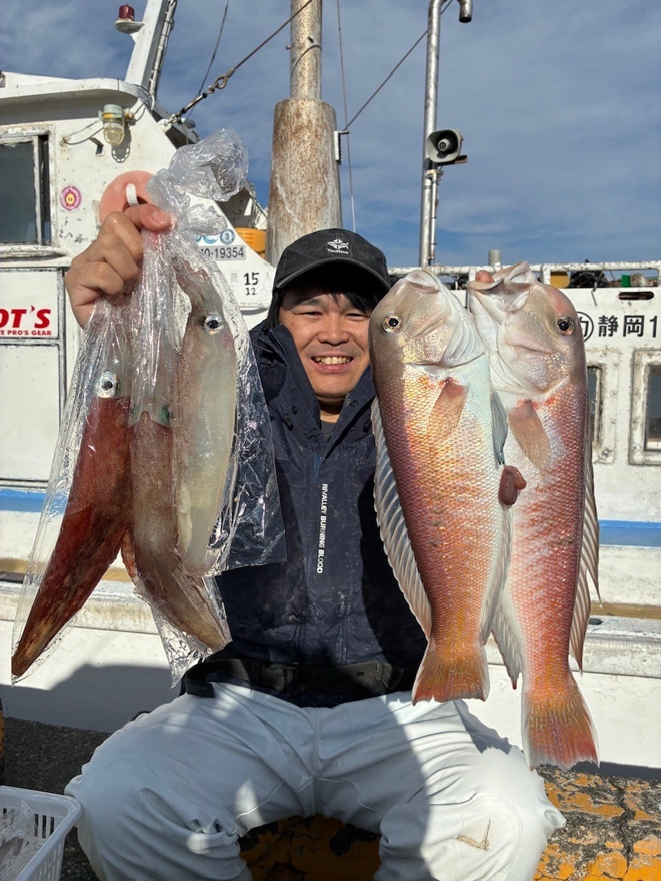 石花海ヤリイカ＆御前崎沖シロアマダイリレー便釣行！ | 釣具の