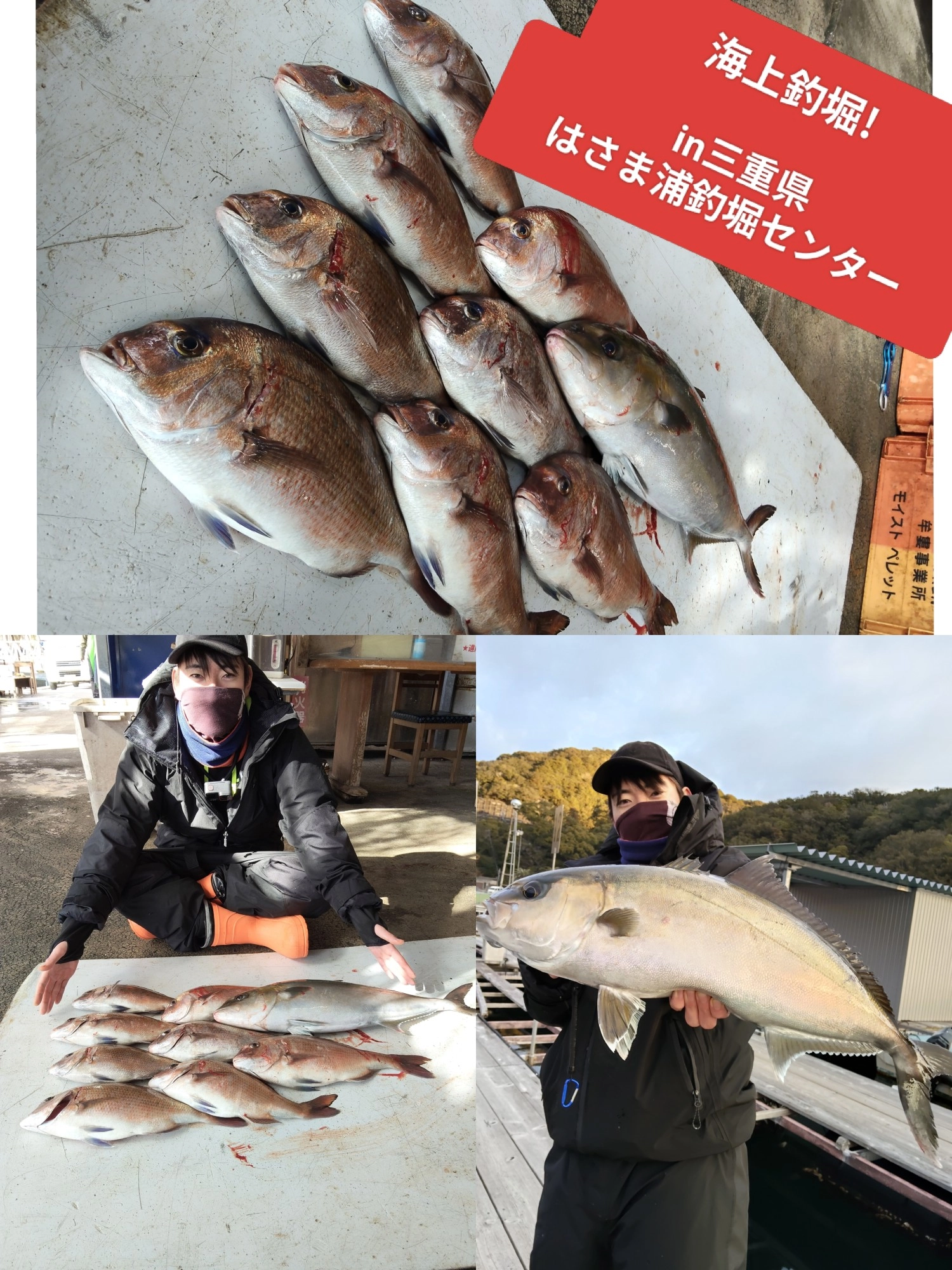 彦根店 はさま浦釣堀センターにて冬の釣り堀を楽しもう！！ | 釣具の