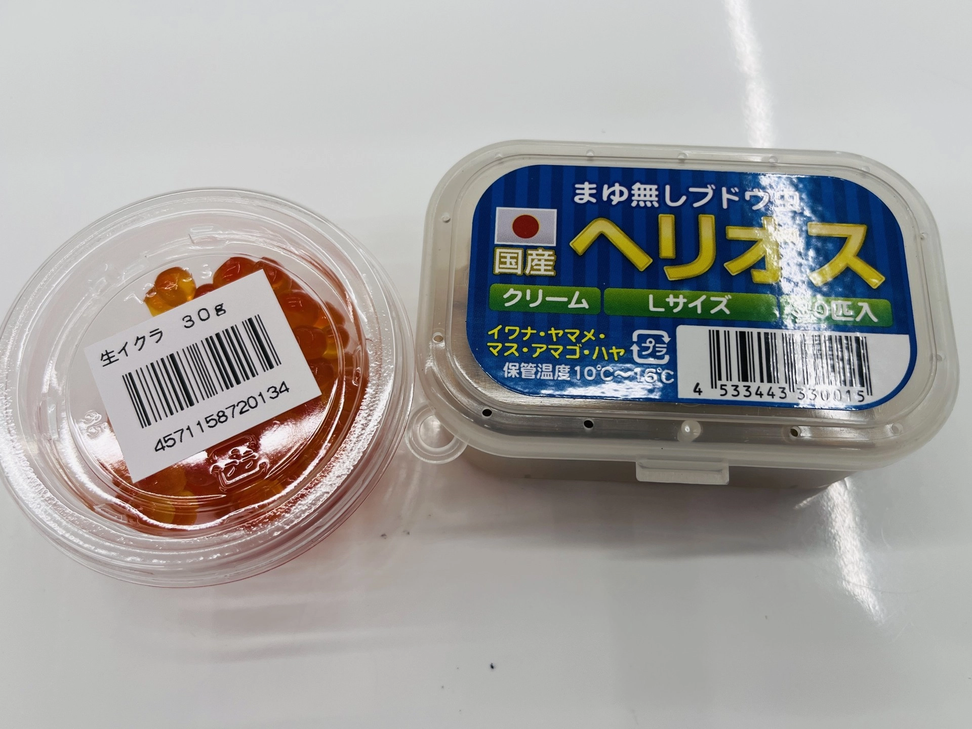 解禁日の定番エサ「いくら」「ブドウ虫」