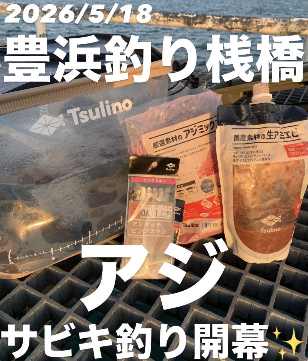 2026年5月】豊浜釣り桟橋アジサビキ釣り開幕！ | 釣具のイシグロ