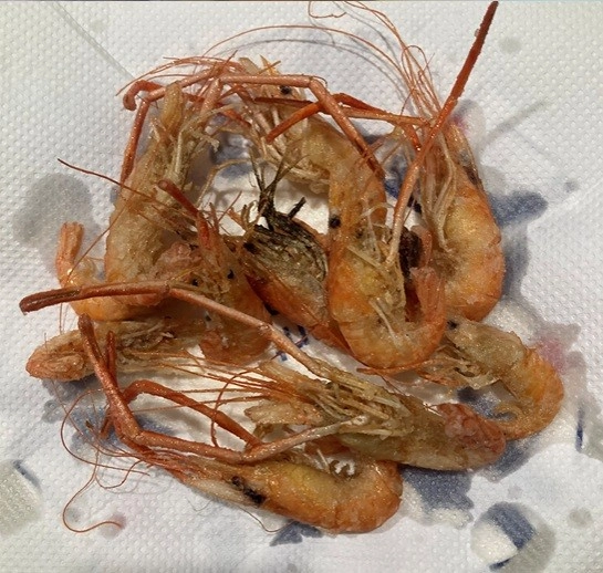 手長エビの唐揚げは最高です！