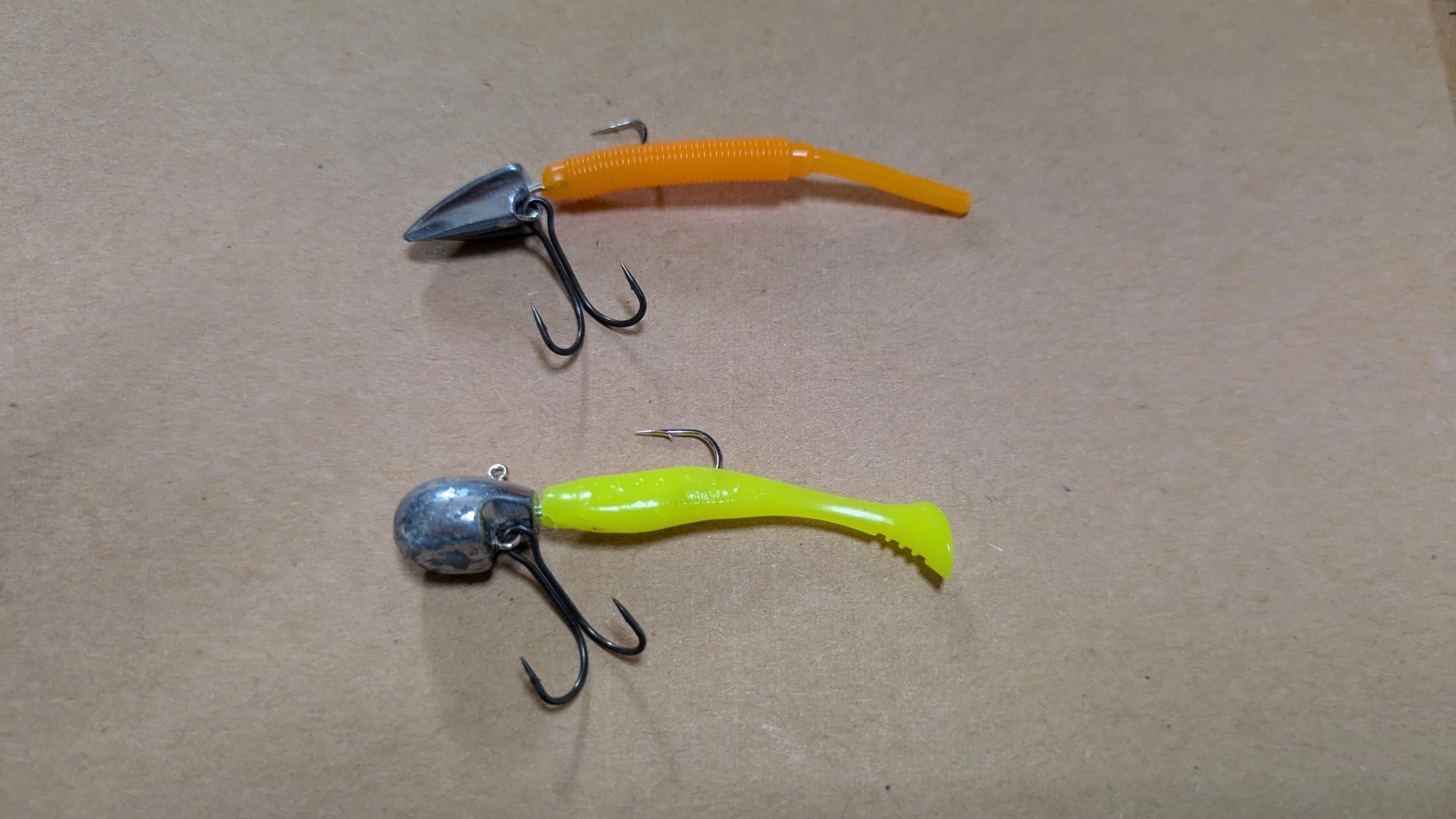 ジグヘッド+ワーム