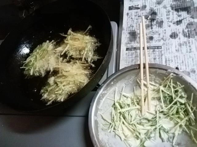 水菜天ぷら