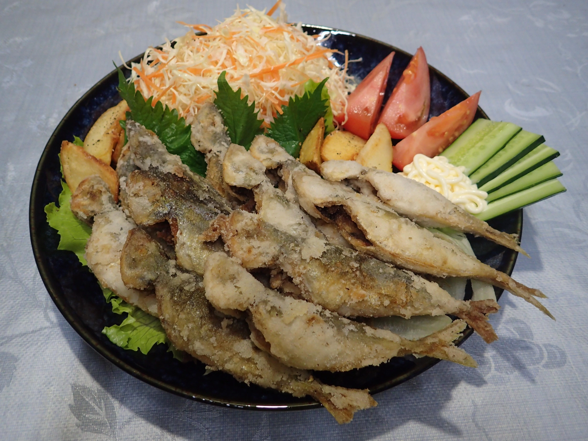 小アジの唐揚げ