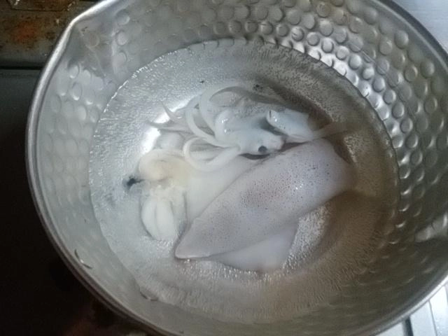 下茹で