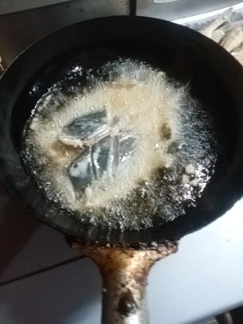 フライパンで
