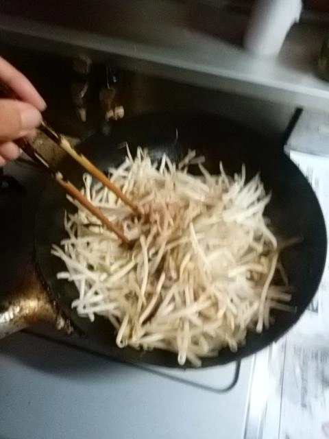 もやしとナス