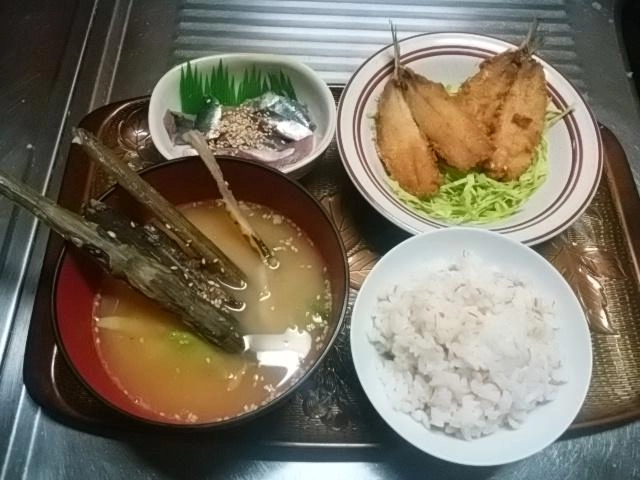 イワシ定食じゃ