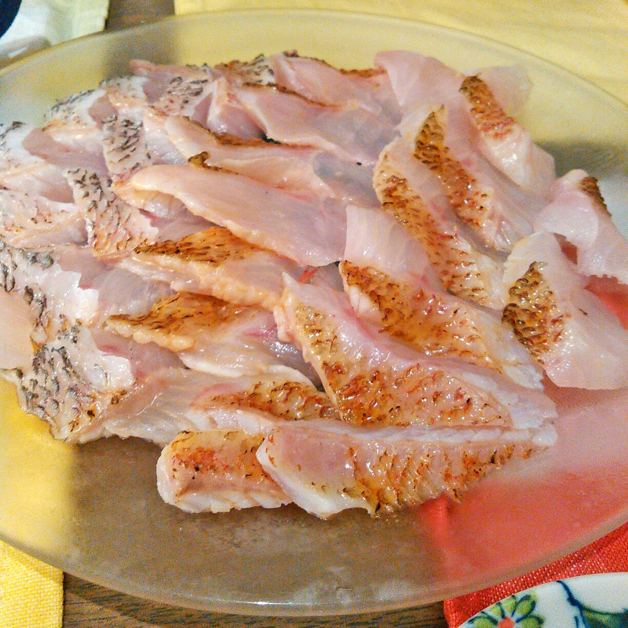 身の炙りから最後はアラ煮まで！余すことなく全部美味しく頂きました！