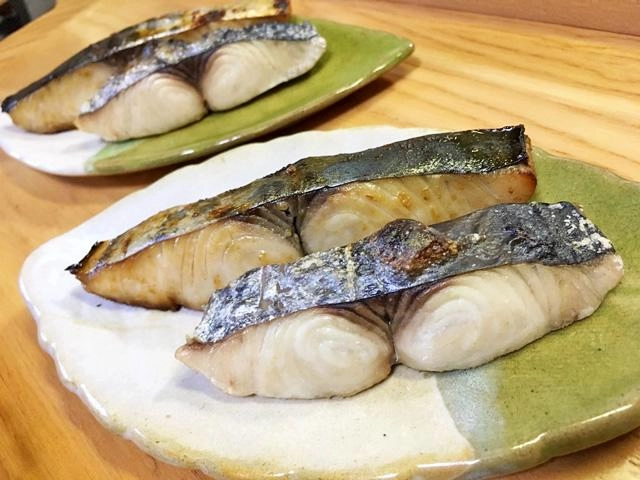 大変上品で味わい深いサワラ。シンプルな焼き物でその美味しさを存分に満喫します♪