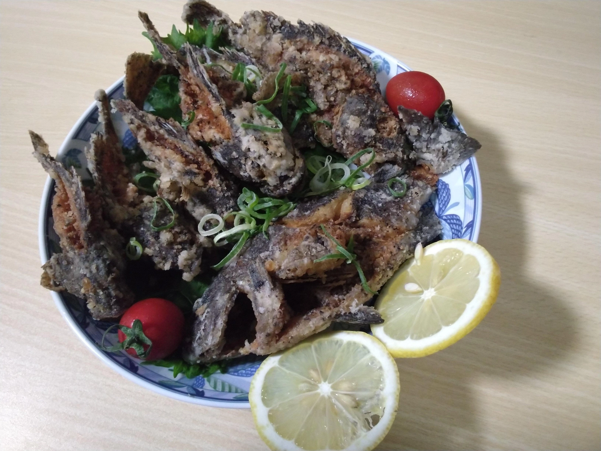カサゴ、メジナの唐揚げ