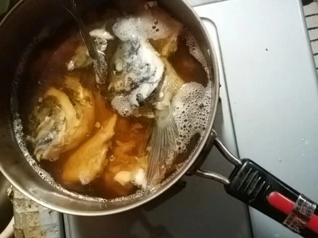 アラ煮、無駄なし