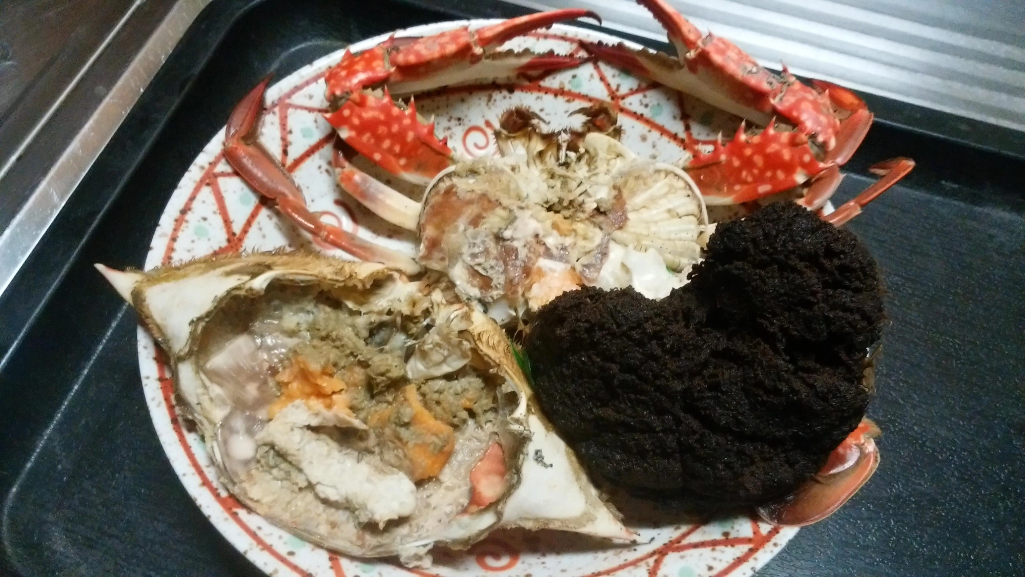 蒸しガザミ♪そとこありデス！