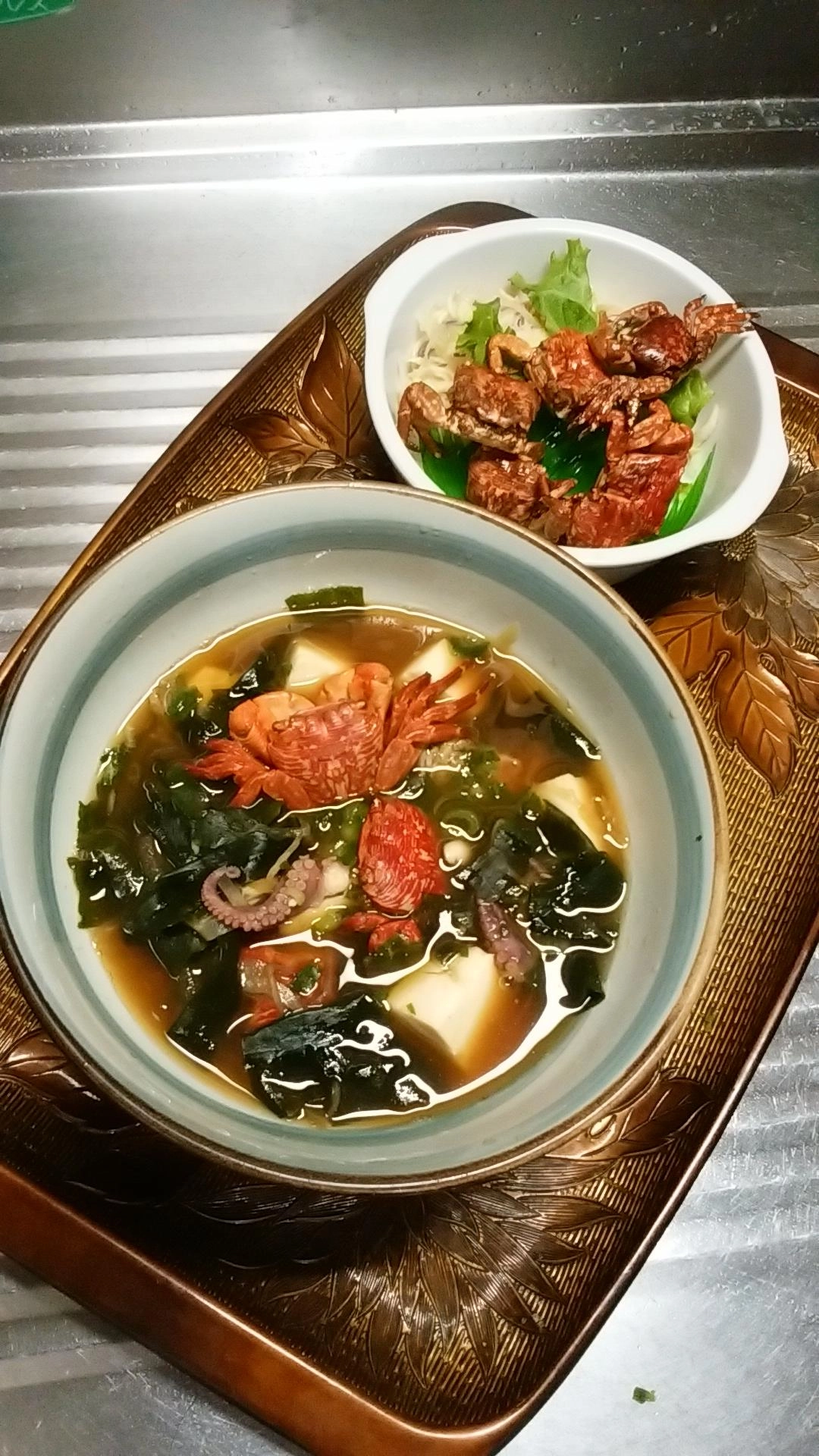 さわガニ食べてみた♪