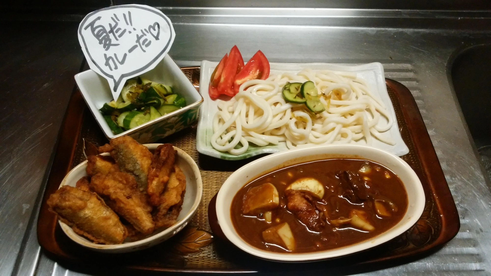 冷やしカレー。