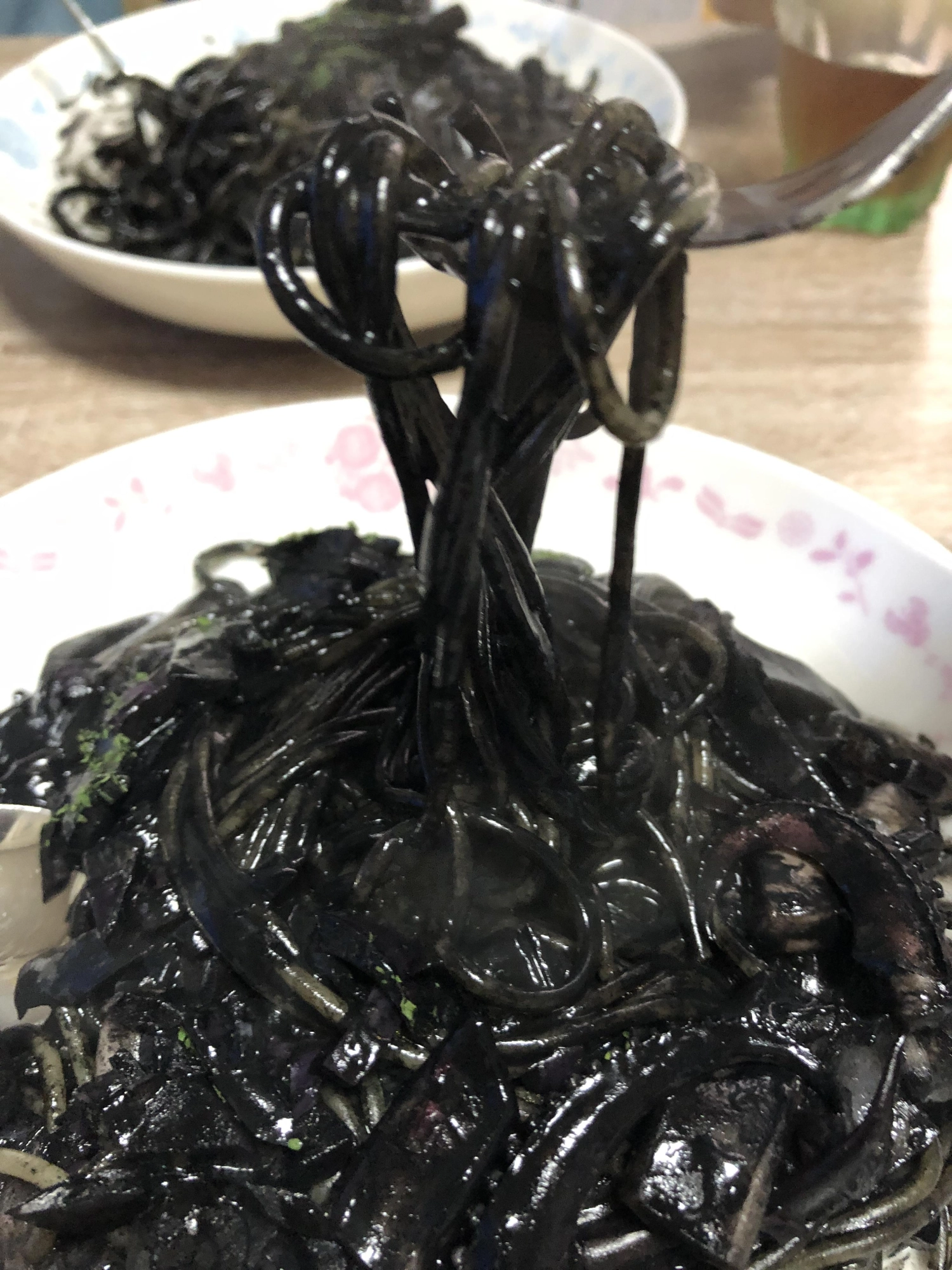 イカ墨パスタ