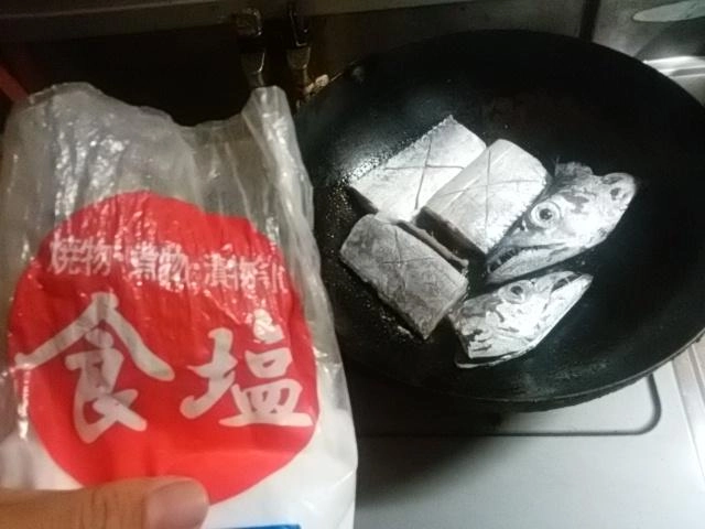 フライパンで