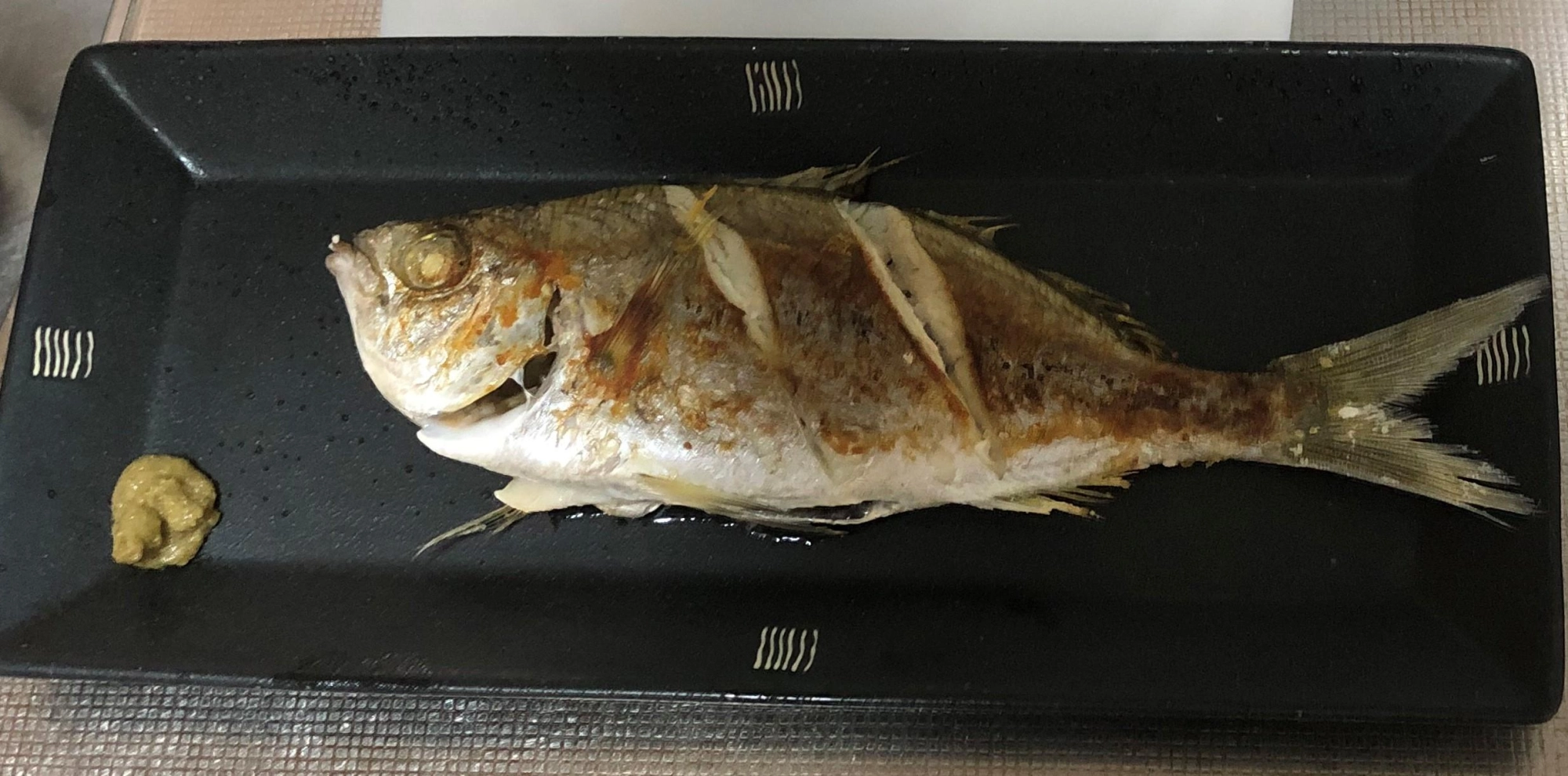 塩焼き　
柚子胡椒