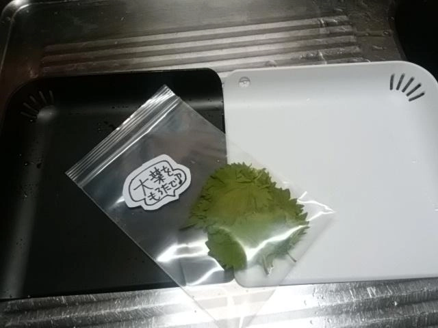 大葉ゲット