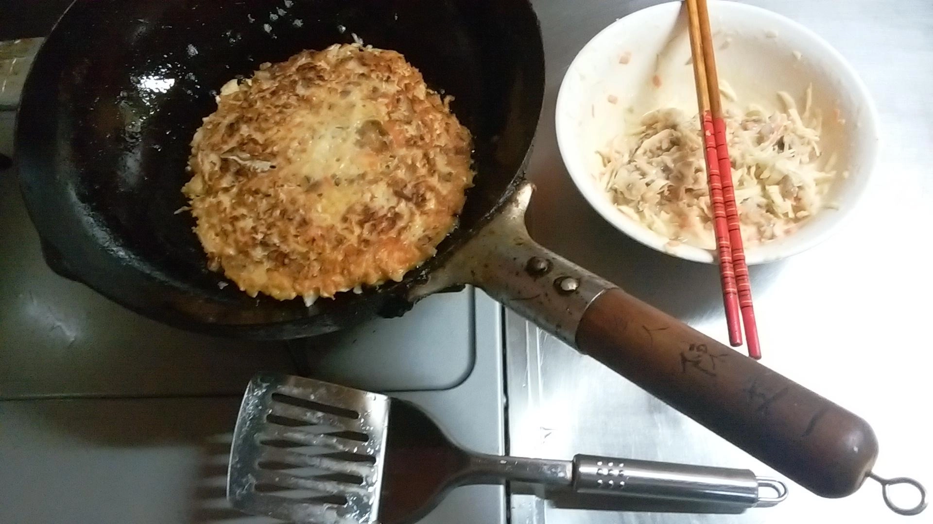 油多めで揚げ焼きデス！