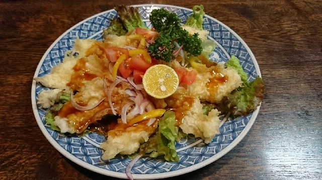 甘酢あんかけ！酸味がマッチして激うまです！！