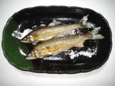 鮎の塩焼き