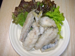 アジの竜田揚げ