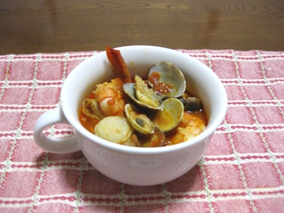 海鮮トマトスープ