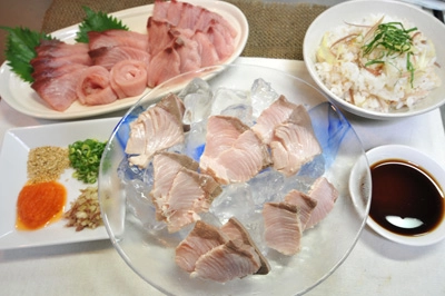 ブリの冷しゃぶ ＆ お刺身