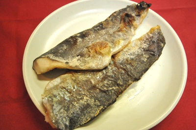 ニジマスの塩焼き