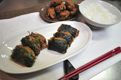 サバの和風つくね揚げ