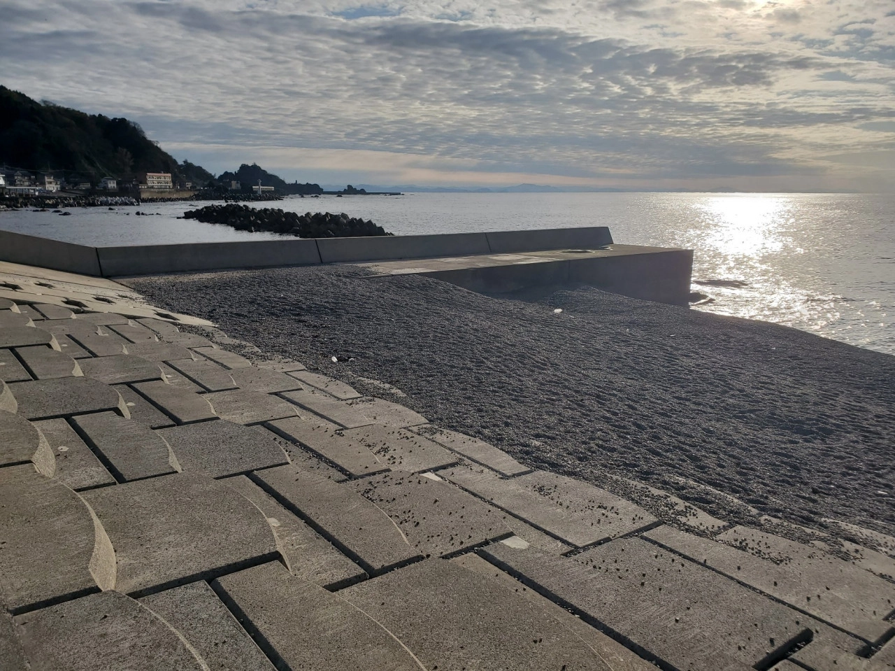海水浴場 西側突堤