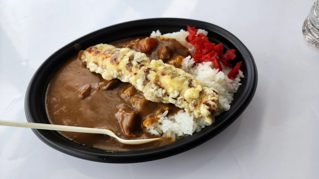 平谷湖　食堂のカレー