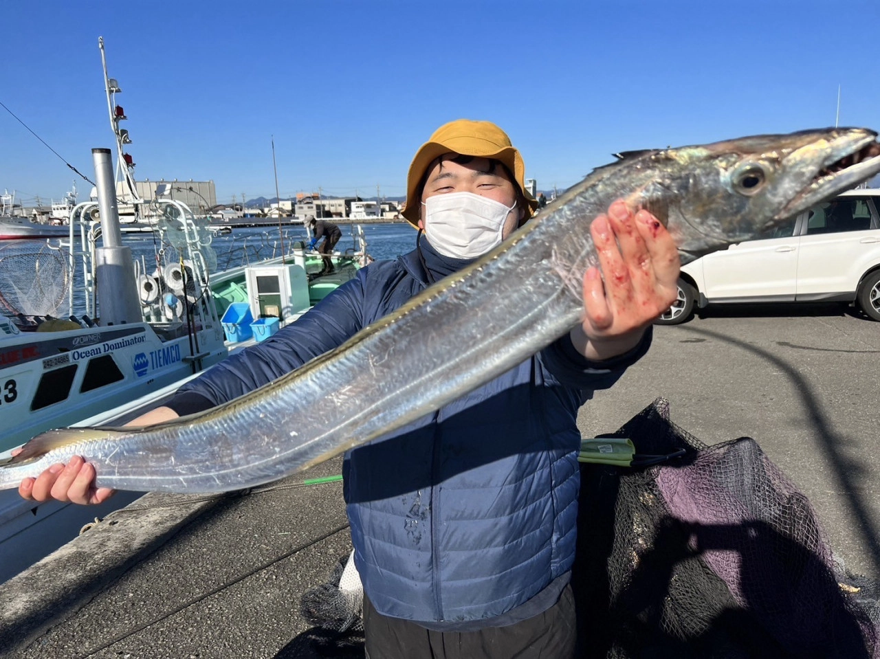 連日大型タチウオ釣れてます！